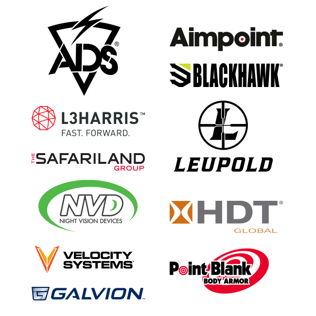 Defense supplier logos