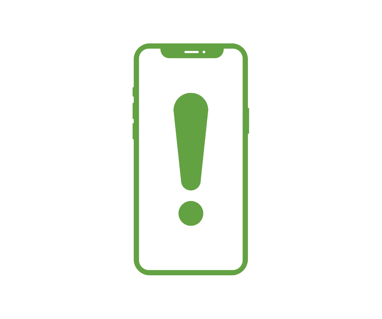 Smartphone icon with an exclamation point on the screen. This icon is used to hyperlink to HT's SAFETY, FRAUD, WASTE & ABUSE HOTLINE
